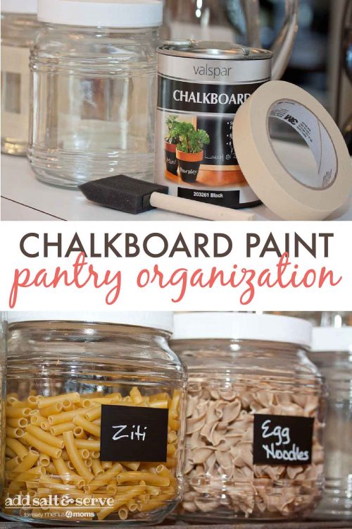 Easy DIY Chalkboard Paint Labels for Glass Jars Add Salt & Serve