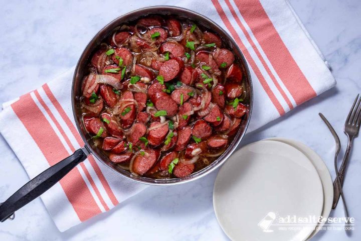 Brown Sugar Kielbasa (Stove Top) – Add Salt & Serve