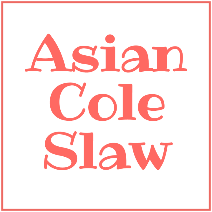 asian cole slaw