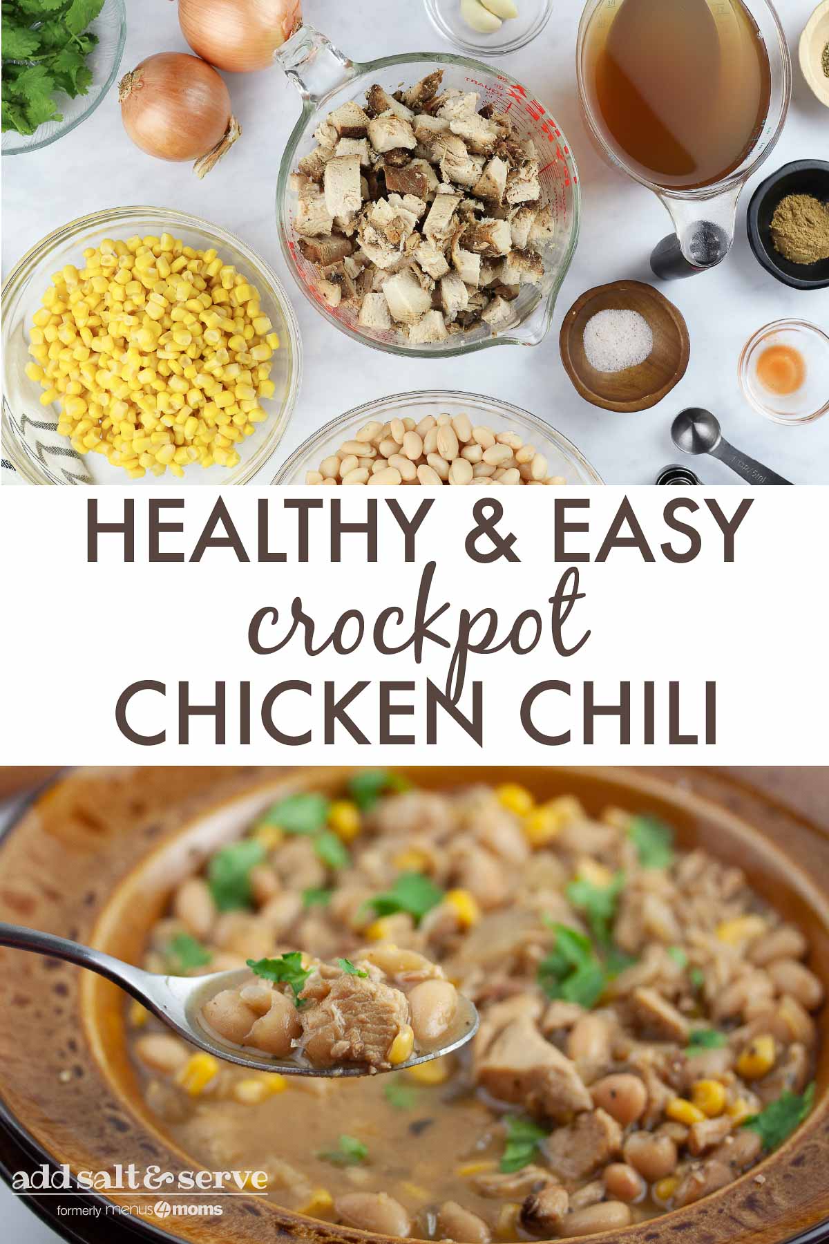 Slow Cooker White Chicken Chili – Add Salt & Serve