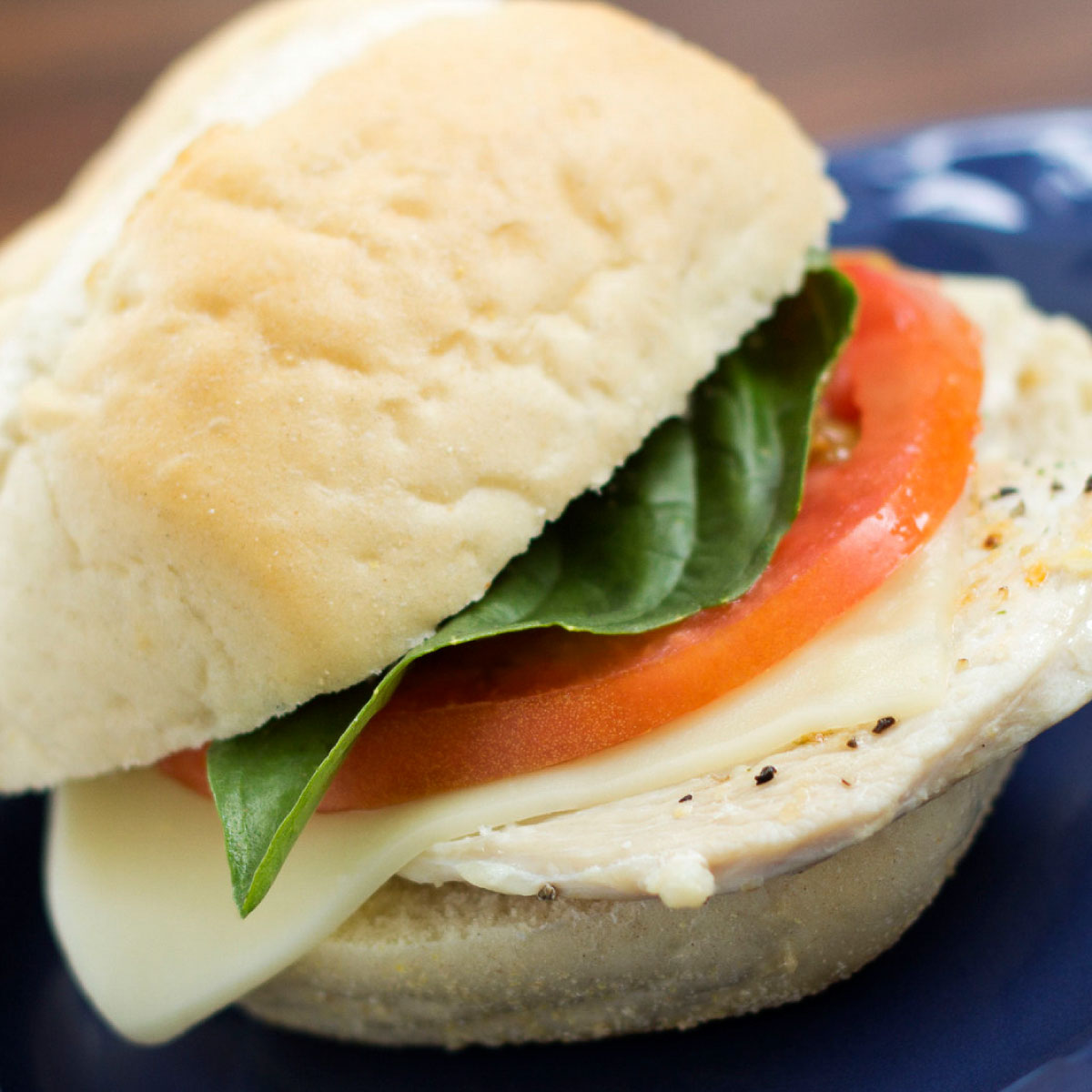 Turkey Caprese Sandwich