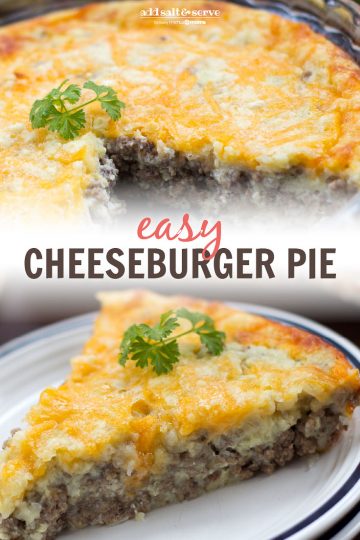 Easy Cheeseburger Pie – Add Salt & Serve