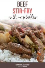 Beef Stir Fry – Add Salt & Serve