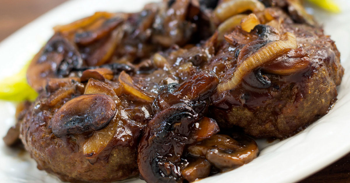 Smothered Salisbury Steaks with Mushrooms and Onions – Add Salt & Serve
