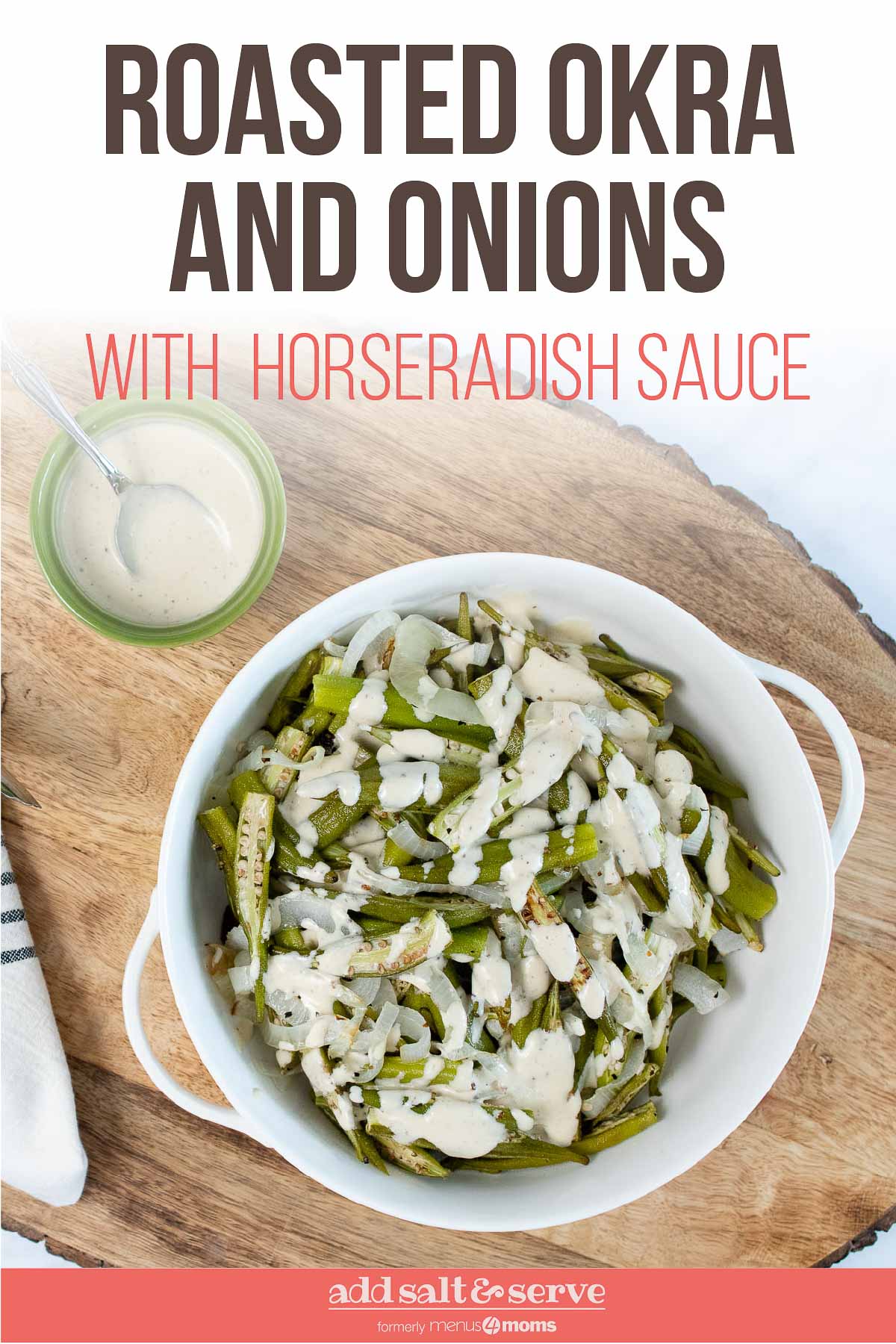 Easy Sheet Pan Roasted Okra and Onions Add Salt & Serve