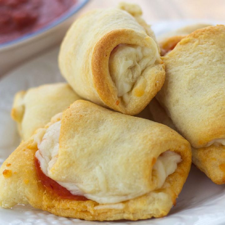 Pepperoni and Cheese Crescent rolls