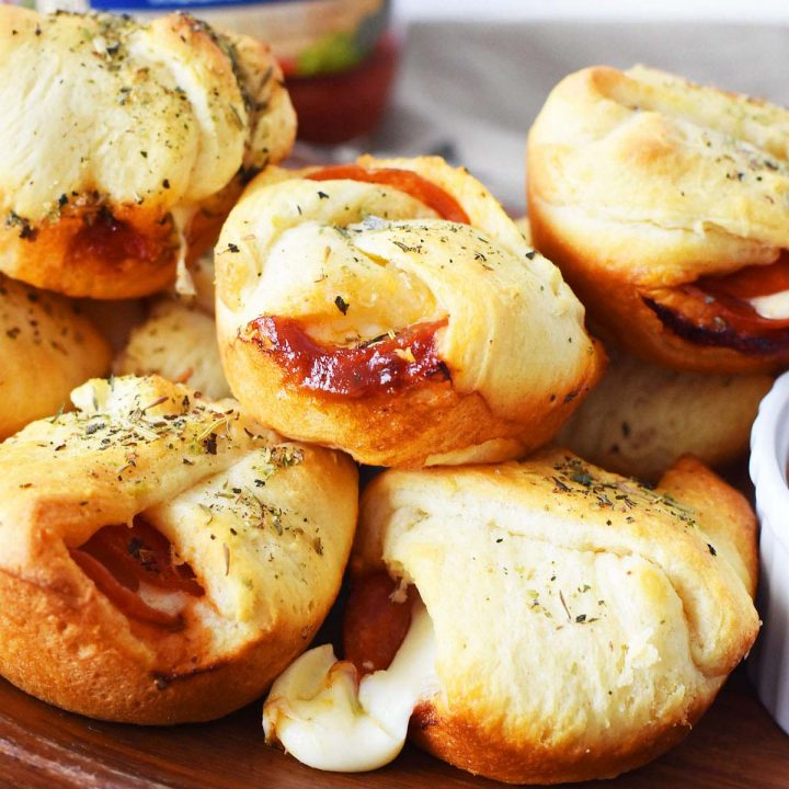 crescent roll pizza bites