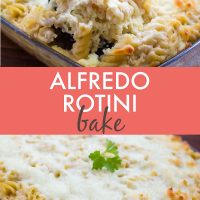 Alfredo Rotini Bake