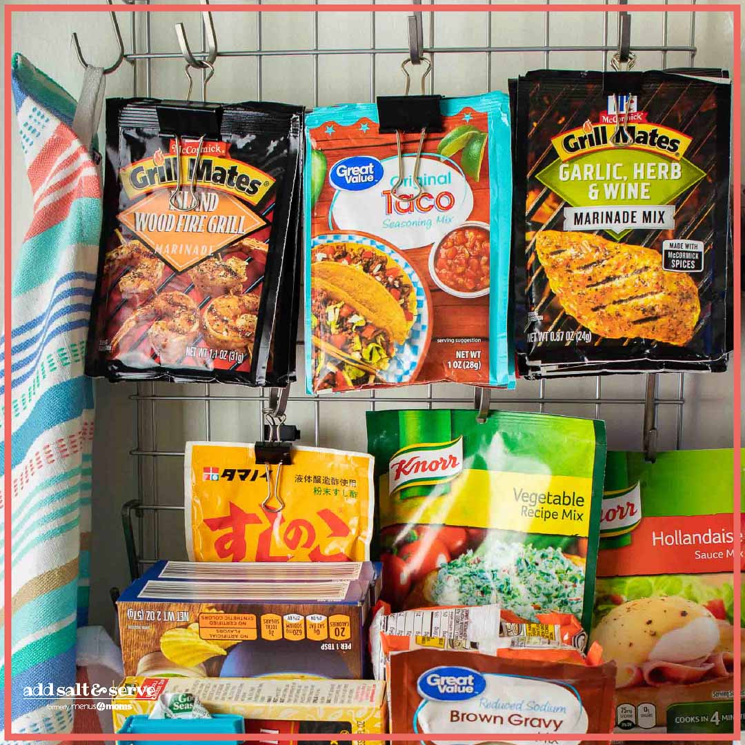 Pantry Organization Hacks – Add Salt & Serve