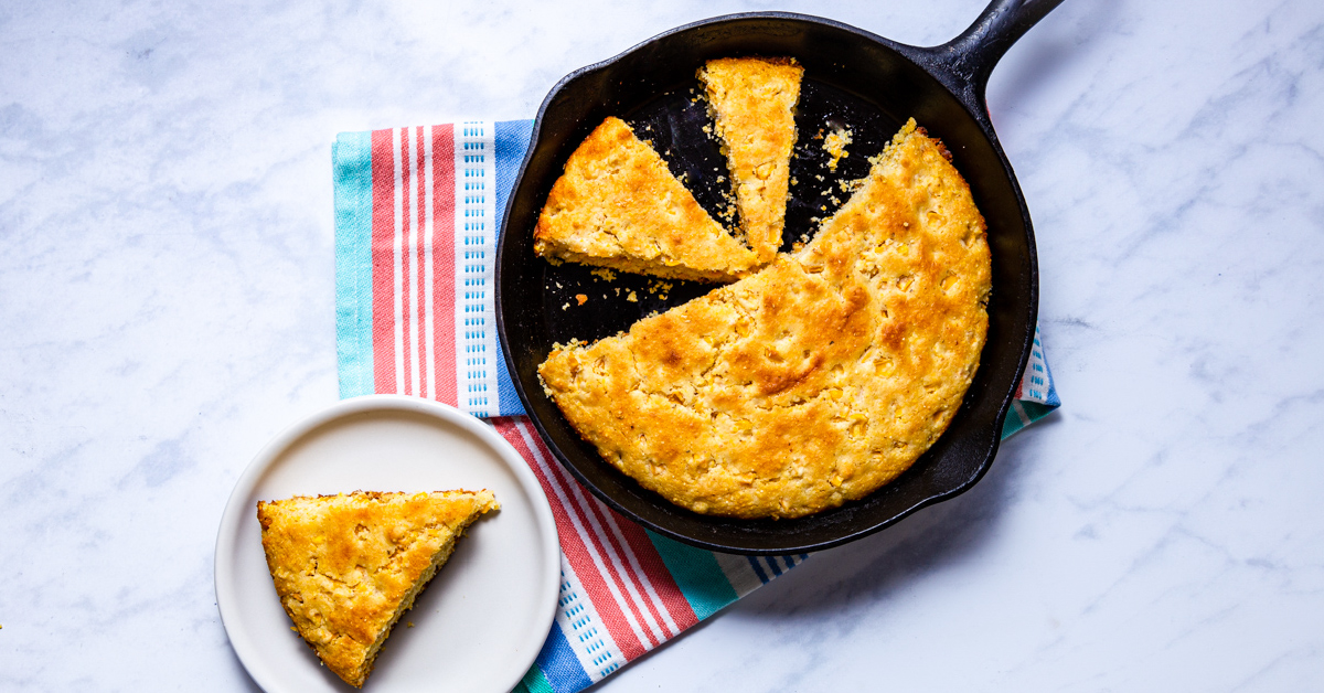Easy Cornbread with Corn Kernels Add Salt & Serve