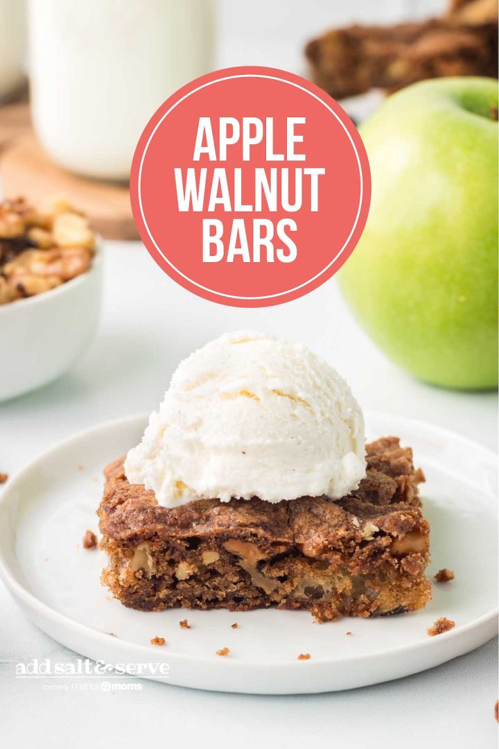 Apple Walnut Bars