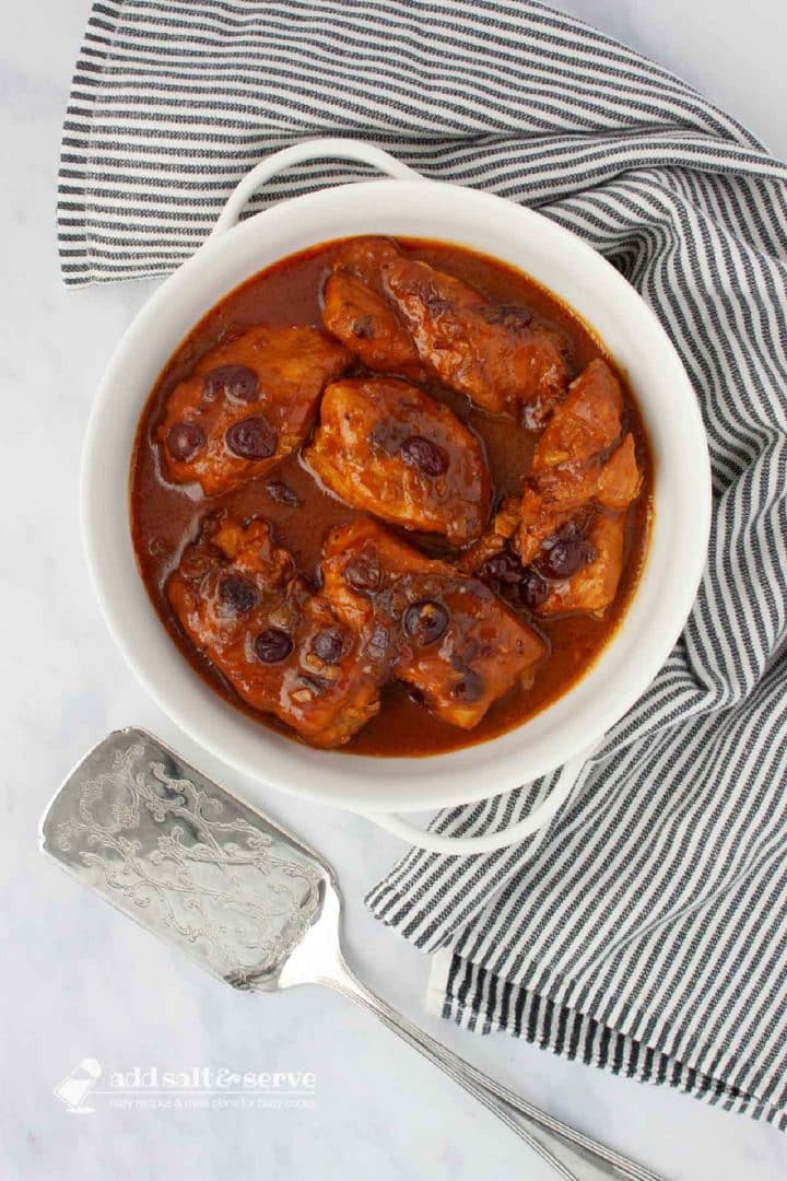 Slow Cooker Cranberry Chicken