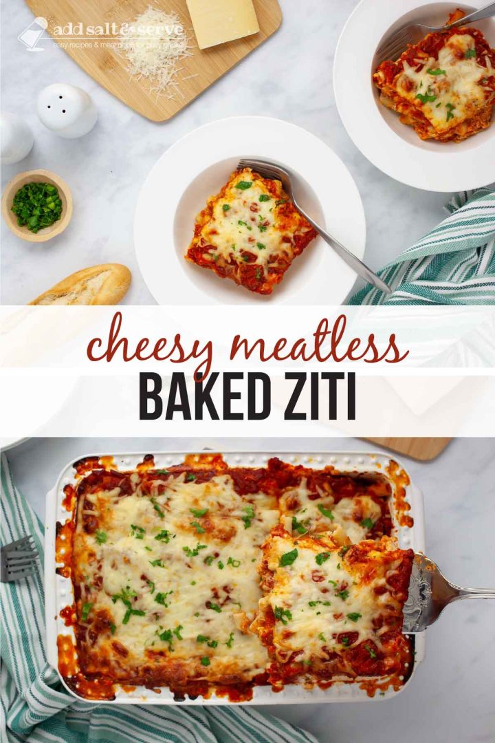 Meatless Baked Ziti – A Cheesy Italian Classic